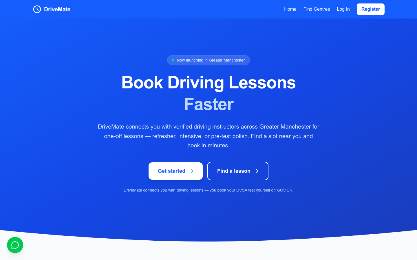 DriveMate — live product screenshot